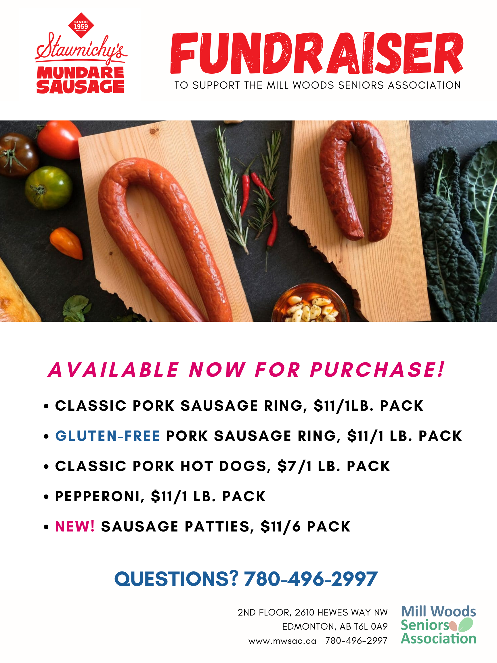 mwsa mundare sausage fundraiser