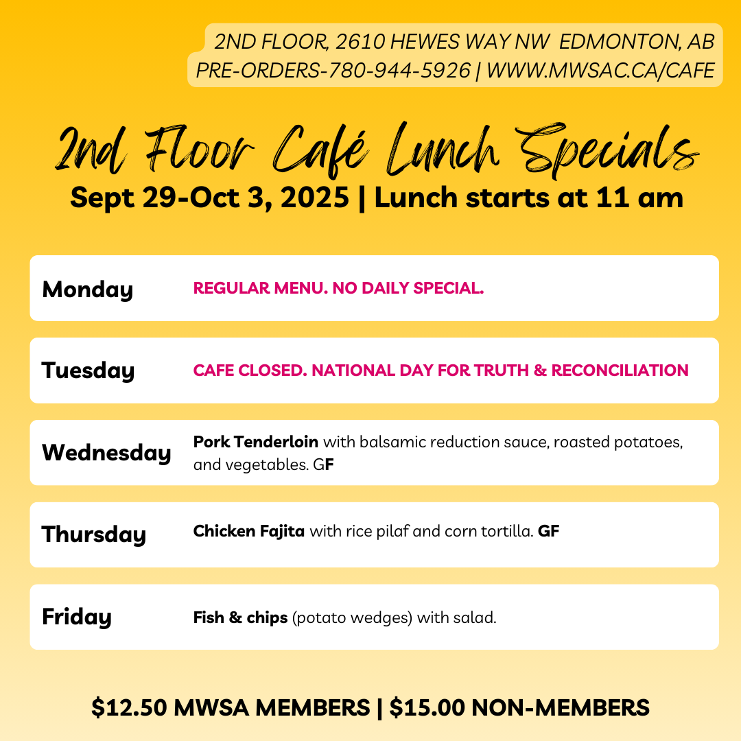 mwsa 2nd floor cafe lunch specials september-october 2025