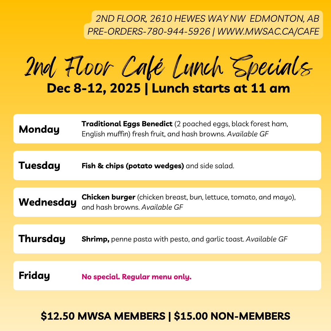 mwsa 2nd floor cafe lunch specials december