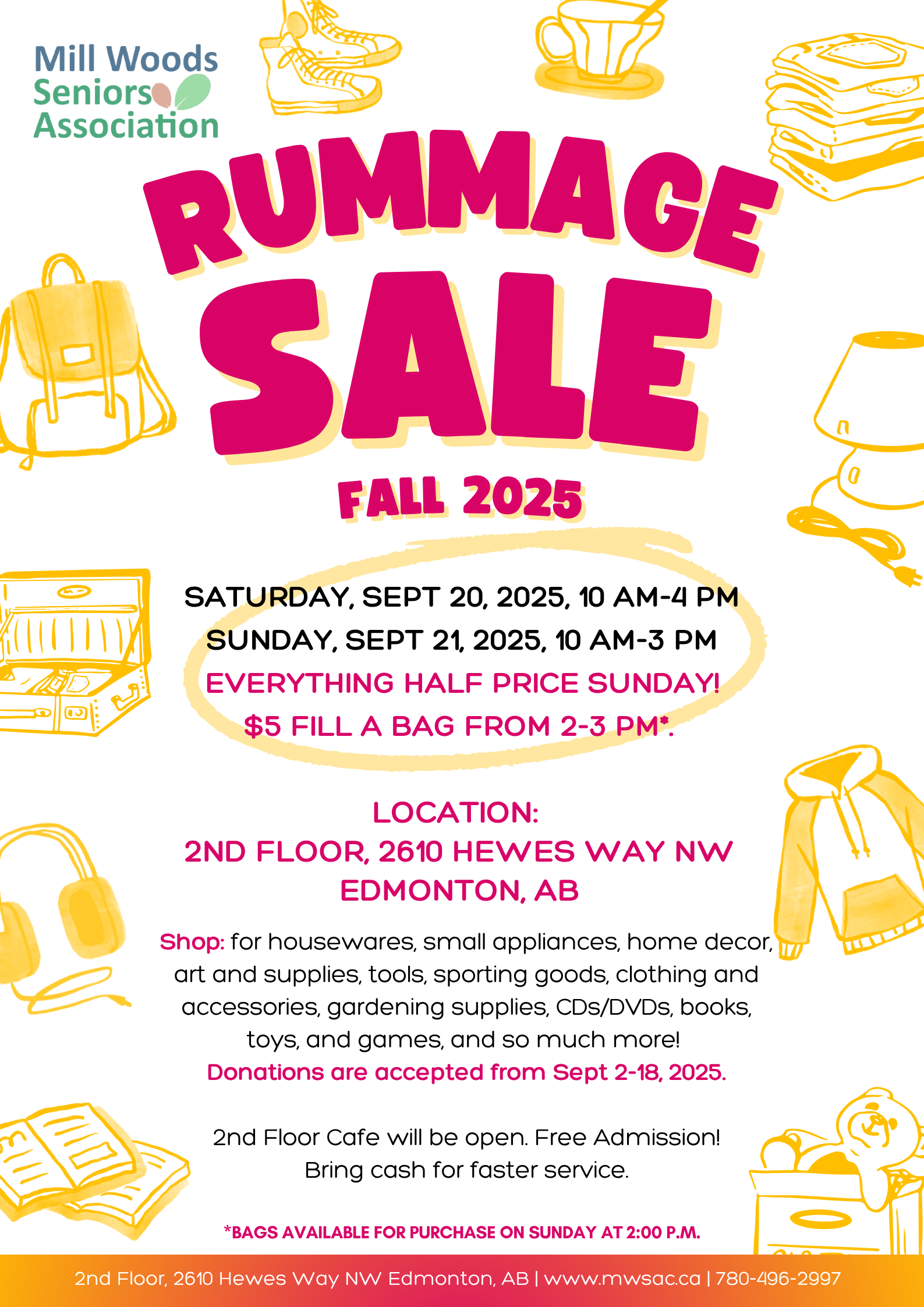 mwsa fall 2025 rummage sale