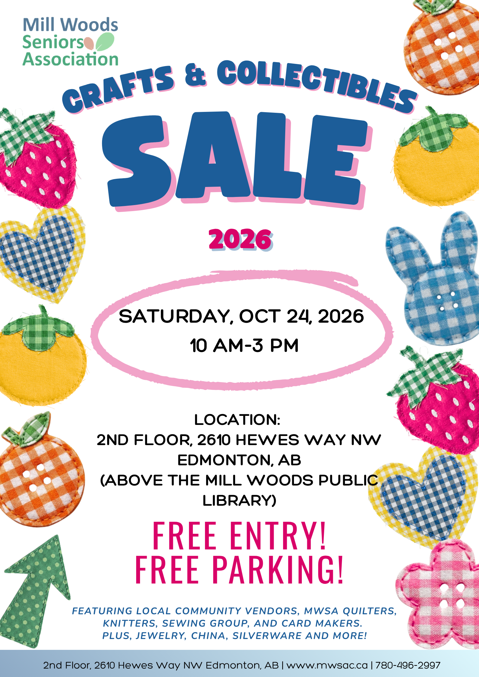 mwsa annual craft sale 2026