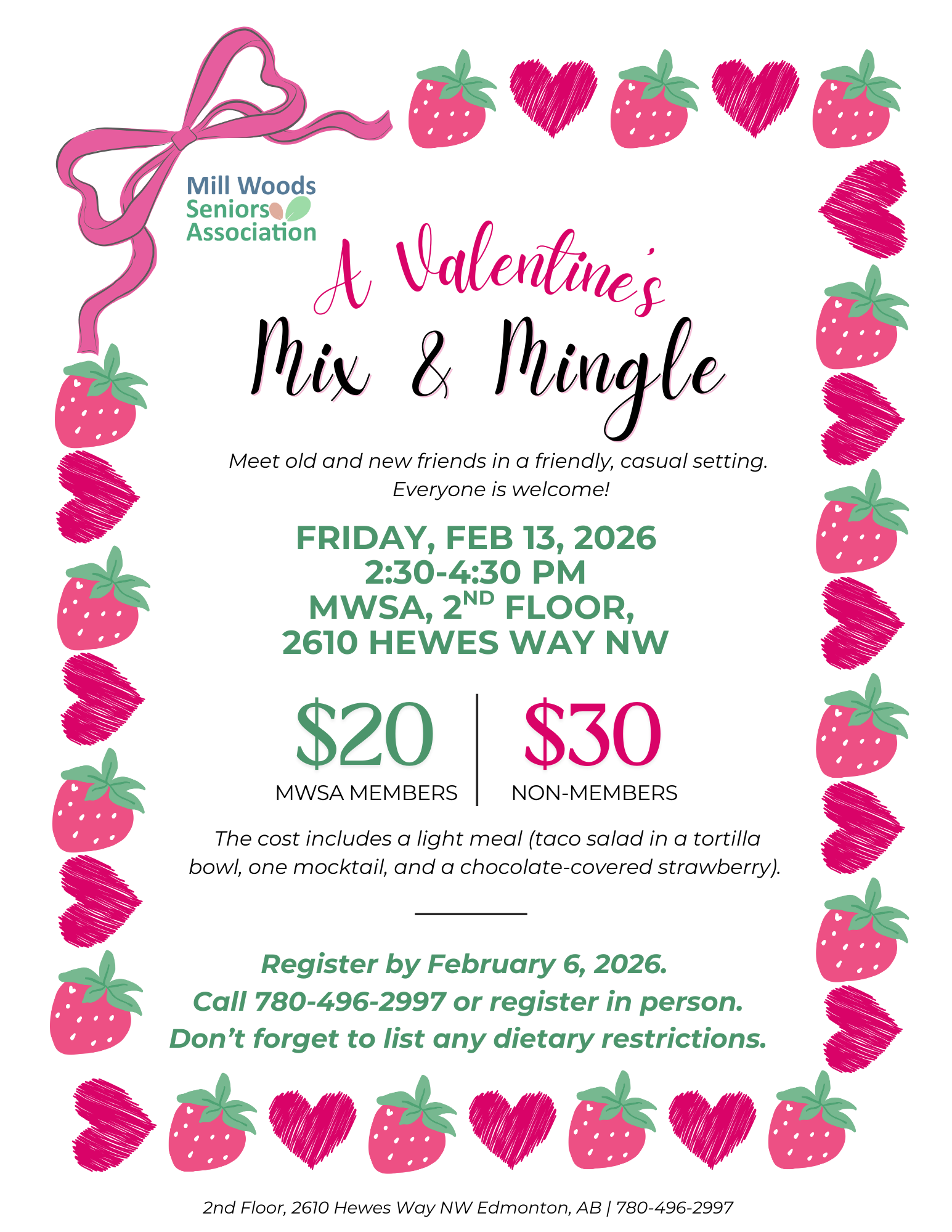 mwsa valentines mix and mingle